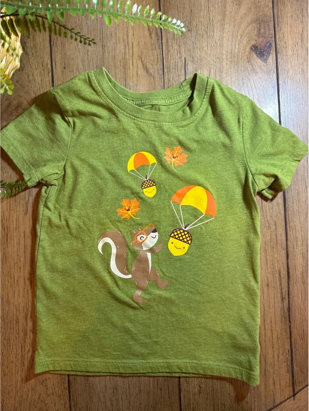 Cat & Jack Boys Squirrel Graphic Tee – Size 4T
